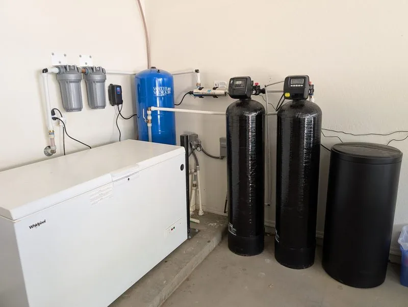 Whole-house water filtration system installation in Prescott home